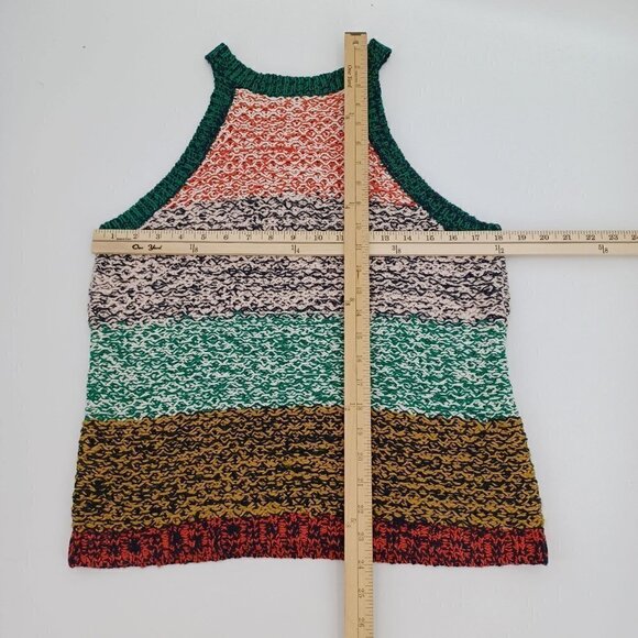 Anthropologie Maeve Harmony Sweater Tank Women's M Colorblock Stripes Knit - Picture 9 of 9